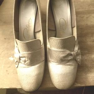 70's mod silver sparkle by Carlton